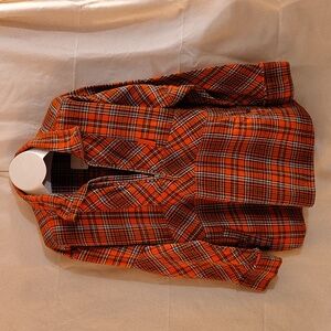 We The Free Red Plaid Pullover